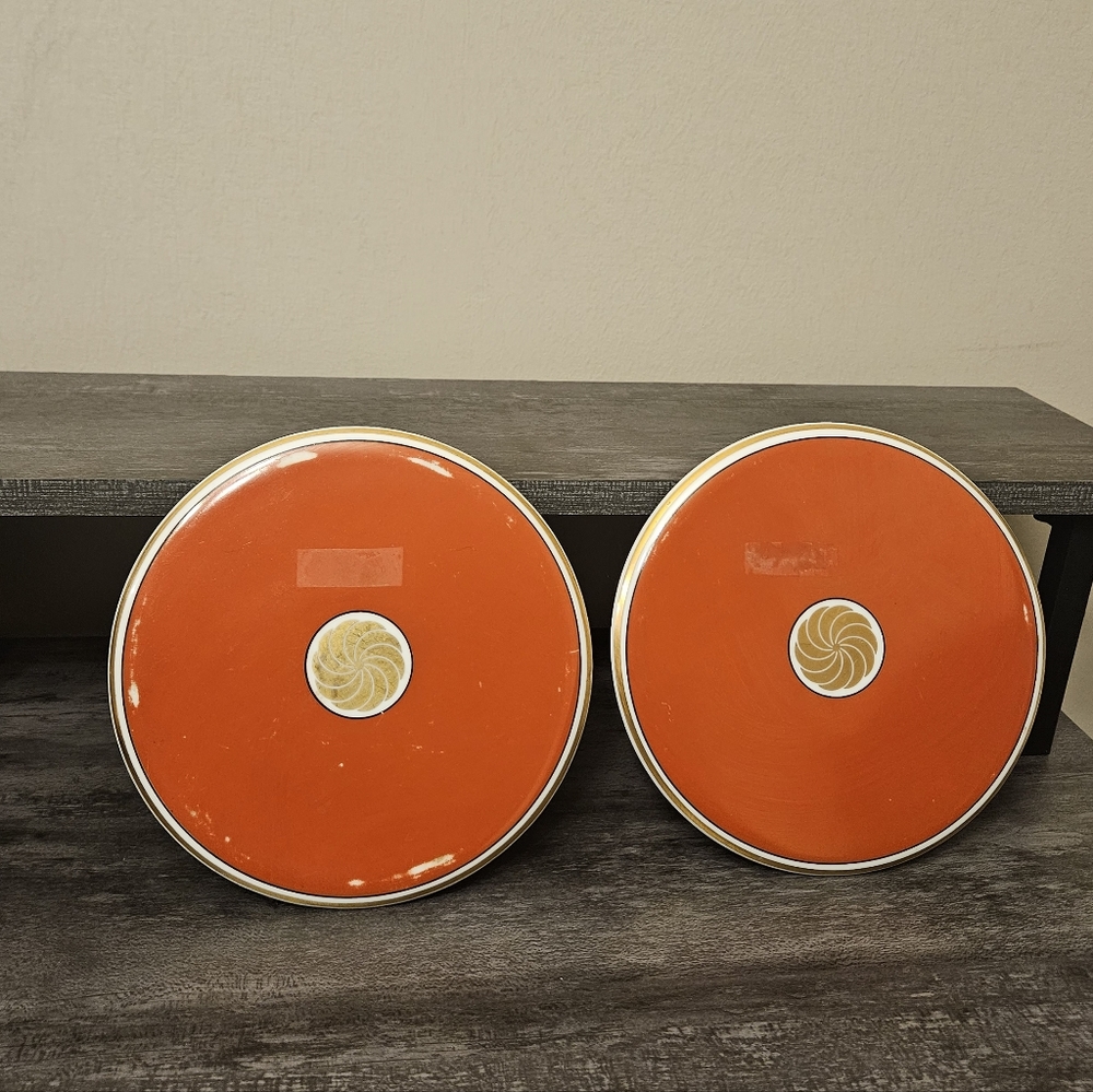 Fitz & Floyd Vintage 70s Medallion d'Or Trivets